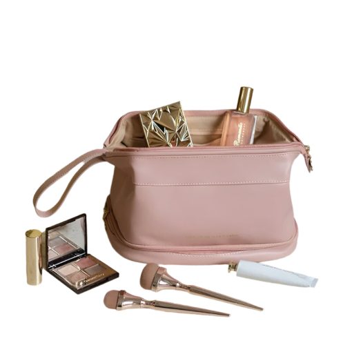 Women Cosmetic PU Leather Bag