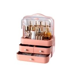 Acrylic Double Door Cosmetic Organizer