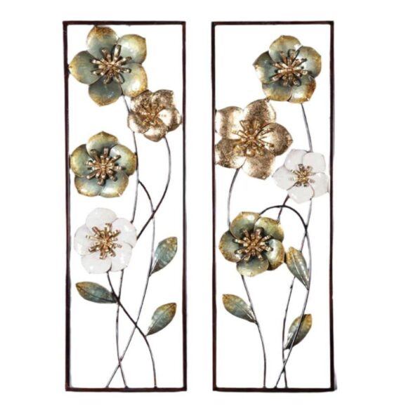 Metal Flower Wall Motives