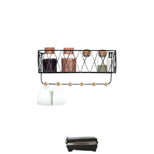 Criss-Cross Wall Utility Shelf