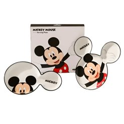 DISNEY Mickey Mouse Ceramic Two Ears Snack Plate
