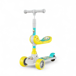Manual duck themed foldable Scooty with seat for kids for ages 2.5-10 1