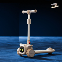 Robot shaped manual fiber Scooty foldable and adjustable for kids 3-12 3