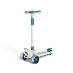 3 wheeler manual foldable & adjustable Scooty with cute fan for kids 3 1