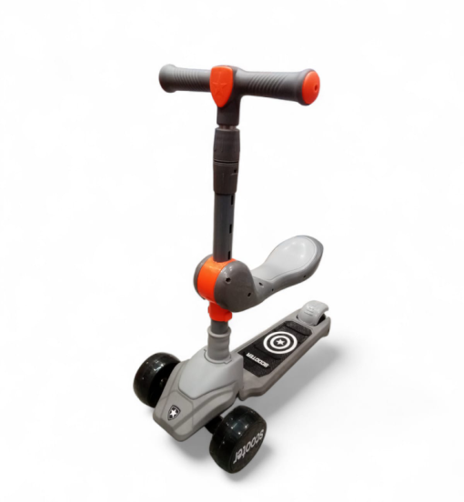 Star themed foldable & adjustable manual Scooty with seat for kids for 5