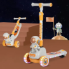 Astronaut themed foldable manual Scooty for kids for ages 3-12 5