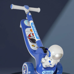 Astronaut themed foldable manual Scooty for kids for ages 3-12 7