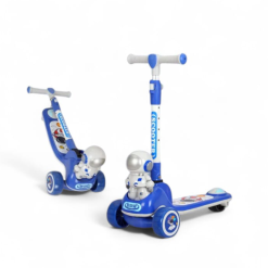 Astronaut themed foldable manual Scooty for kids for ages 3-12 3
