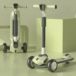 3 wheeler foldable and adjustable manual Scooty for kids 3-12 3