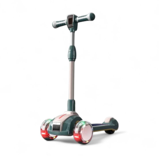 Rolls-royce themed luxurious heavy duty foldable manual Scooty for kid 2