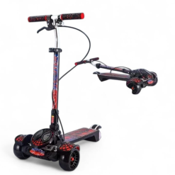 Spider-man themed foldable heavy duty manual Scooty for kids for ages 3