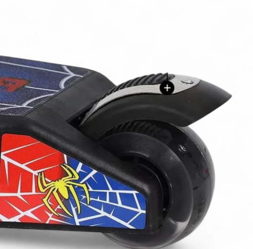 Spider-man themed foldable heavy duty manual Scooty for kids for ages 4