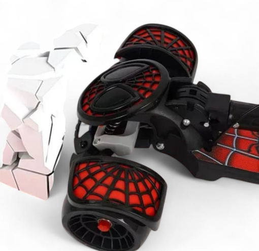 Spider-man themed foldable heavy duty manual Scooty for kids for ages 5