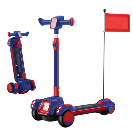 High quality foldable childs's 3 wheel manual Scooty for kids for ages