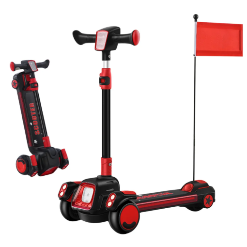 High quality foldable childs's 3 wheel manual Scooty for kids for ages