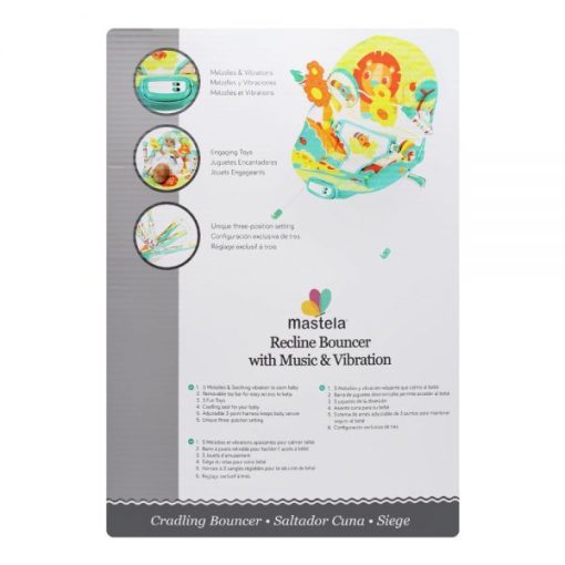 Buy Mastela Recline Baby Bouncer, 6889 – Kiddyco 3