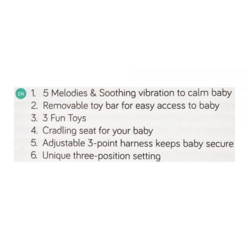 Buy Mastela Recline Baby Bouncer, 6889 – Kiddyco 4