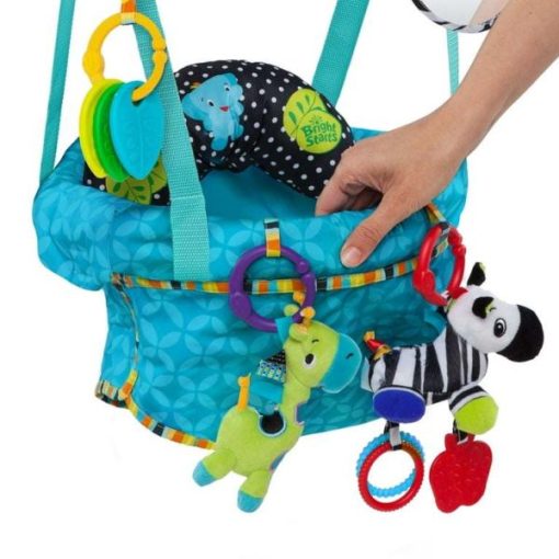 Bright Starts Bounce Deluxe Door Jumper with Take-Along Toys – Kiddyco 4