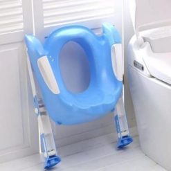 Baby Potty Training Seat with Adjustable Ladder – Blue – Kiddyco 4