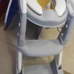 3in1 Potty Training Toilet Seat with Step Stool Ladder – Yellow – Kiddyco 6