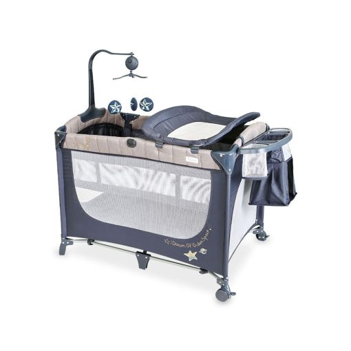 Baby Play Pen Drop Side – Blue – Kiddyco