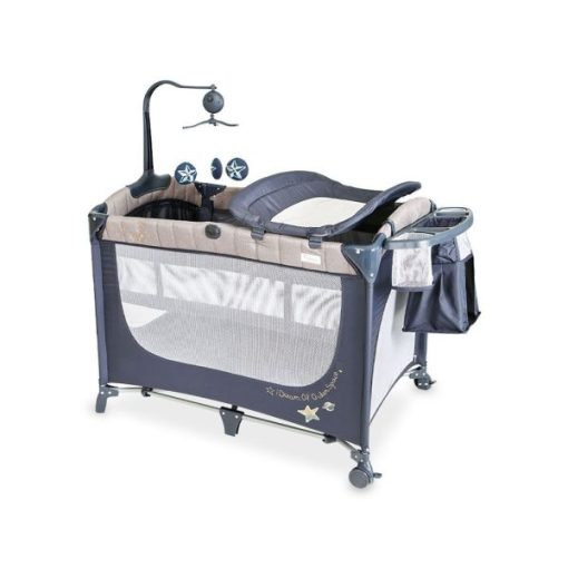 Baby Play Pen Drop Side – Blue – Kiddyco 1