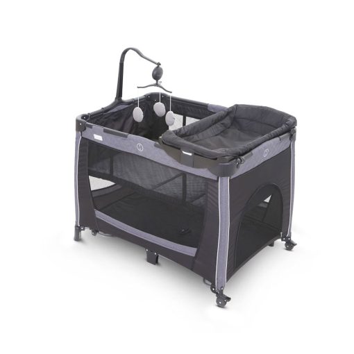 3 in 1 Baby Playpen – Black – Kiddyco