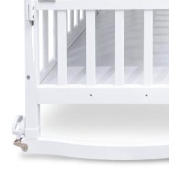 Baby Wooden Cot – White – Kiddyco 6