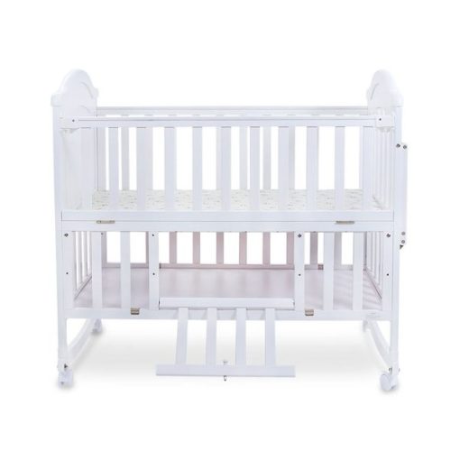 Baby Wooden Cot – White – Kiddyco 4