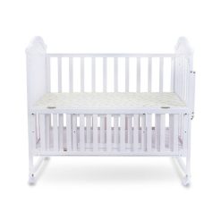 Baby Wooden Cot – White – Kiddyco 3