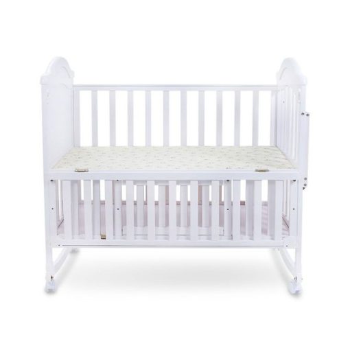 Baby Wooden Cot – White – Kiddyco 3