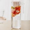Delisoga® 1.2-Litre Clear Glass Oil Jug with Lid – Durable & Stylish S