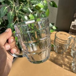 Delisoga® Juice Mugs 520 ML Each Fine Glass Material Milk Shake Mug 3