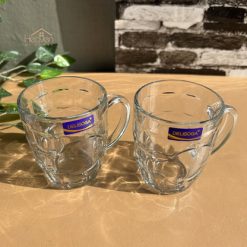 Delisoga® Juice Mugs 520 ML Each Fine Glass Material Milk Shake Mug 2