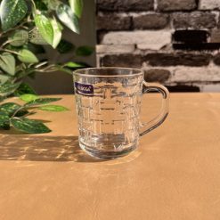 Delisoga® Transparent Clear Glass Cofee & Tea Mugs 240 ML Set of 6 Bri 5