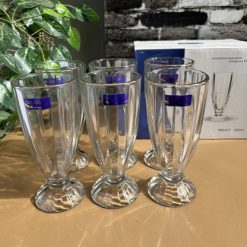 Delisoga® Premium Milkshake/Juice Glass | Falooda Glass – Set of 6 340 3