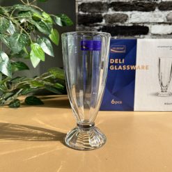 Delisoga® Premium Milkshake/Juice Glass | Falooda Glass – Set of 6 340 4