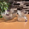 Delisoga® 7-Piece Frosted Ice Cream & Fruit Serving Set – Premium Glas