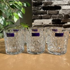 Delisoga® 340 ml Transparent Elegance Drinking Glasses 340 ml of Pure 1