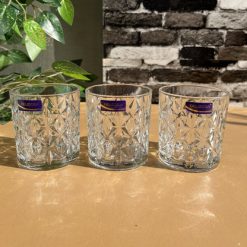 Delisoga® 340 ml Transparent Elegance Drinking Glasses 340 ml of Pure 4