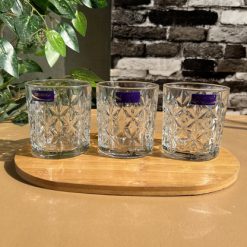 Delisoga® 340 ml Transparent Elegance Drinking Glasses 340 ml of Pure 5