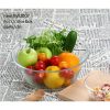 Delisoga® Set of 6 Fruit Bowls 4.5 Inches Clear Transparent Glass