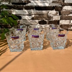 Delisoga® Classic Crystal Glassware Set – 6-Piece Collection | Elegant 6