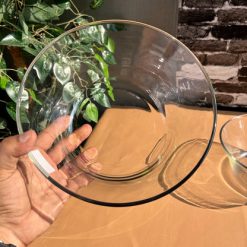 Delisoga® Set of 2 Microwaveable Round Large Serving Glass Bowls 10 In 3