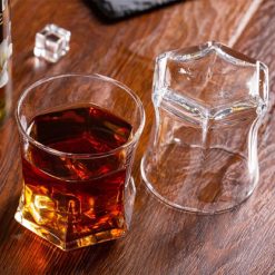 Delisoga® Water Glasses Clear Glass Set Of 6 230 ML Dessert Glass 1