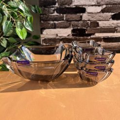 Delisoga® 7-Piece Colored Glass Ice Cream & Fruit Serving Set – Premiu 3