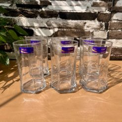 Delisoga® 330 ml Transparent Crystal Clear Drinking Glasses Set of 6 1