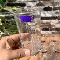 Delisoga® 330 ml Transparent Crystal Clear Drinking Glasses Set of 6 3