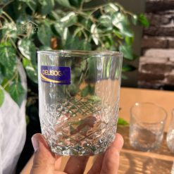 Delisoga® Set of 6 Beautiful Water Glasses Transparent Drinking Glass 3