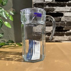 Delisoga® Premium 1.8-Liter Glass Serving Jug – Elegant Pitcher for Be